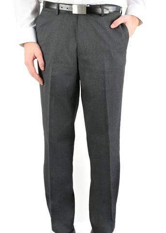 Aussie Pacific Flat Front Men's Trousers 1800 Corporate Wear Aussie Pacific Charcoal 72R 